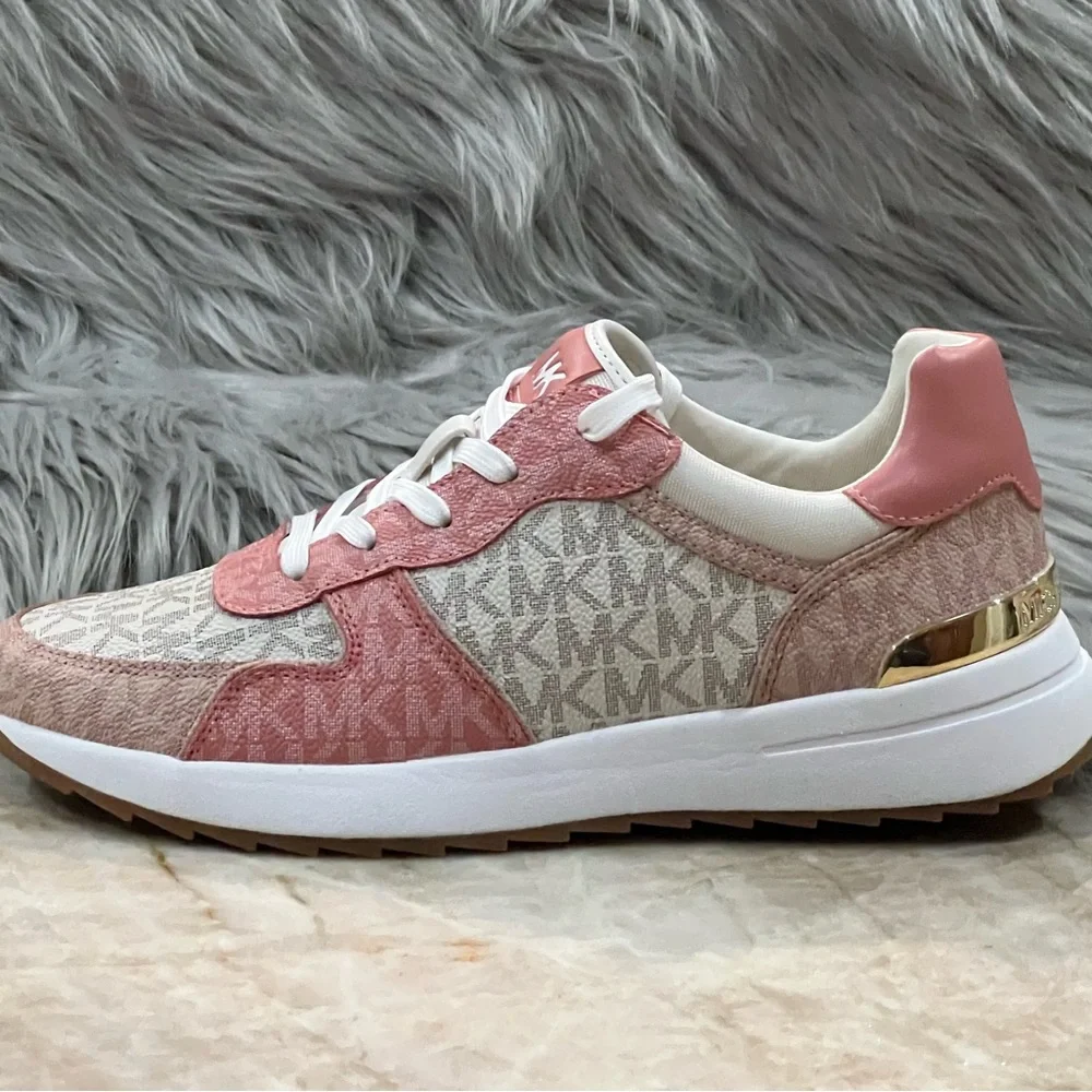 Michael Kors Logo Lace-Up Sneakers - Picture 7 of 17